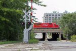 CP 4611 follows the Hiawatha south with a local